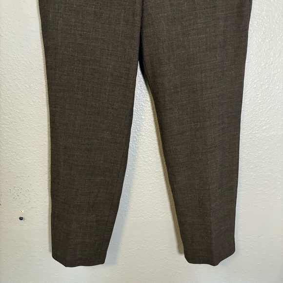 Talbots Women’s Chatham Grey Wool Tapered Cropped Trouser - Picture 5 of 11